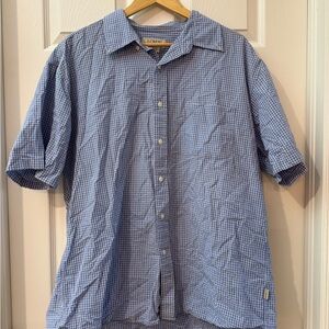 J. Crew Men's Blue Gingham Shirt